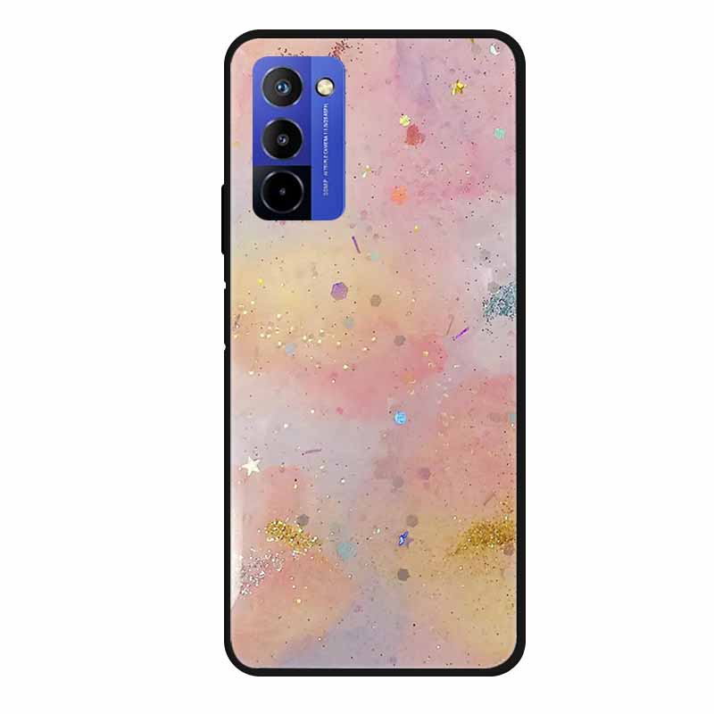 Für Wiko 10 Hülle Marmor 6,75" TPU Weiches Silikon Rückseite Handyhülle für Wiko 10 Wiko10 Coque Cartoon Antischock Stoßfest Funda