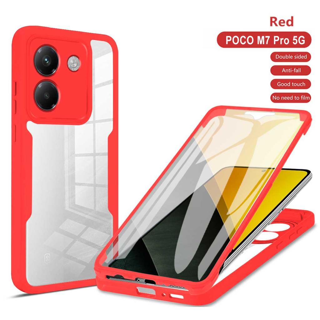 Pro Mi Poco M7 M6 F7 F6 F5 Pro Nárazuvzdorné a proti pádu 360 Plně obalené pouzdro na telefon Pro Mi Poco F7 Ultra