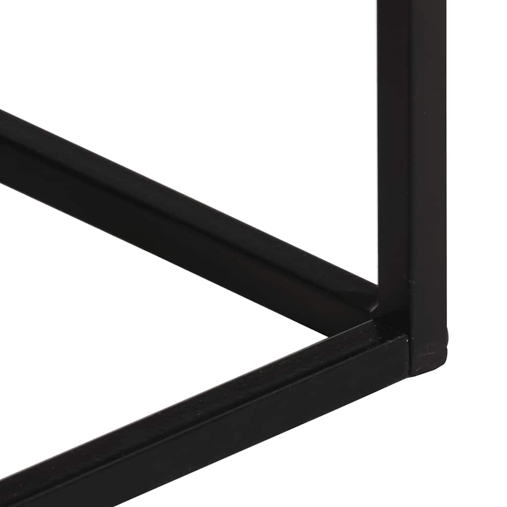 Console Table 110x30x75 cm Solid Reclaimed Wood and Iron