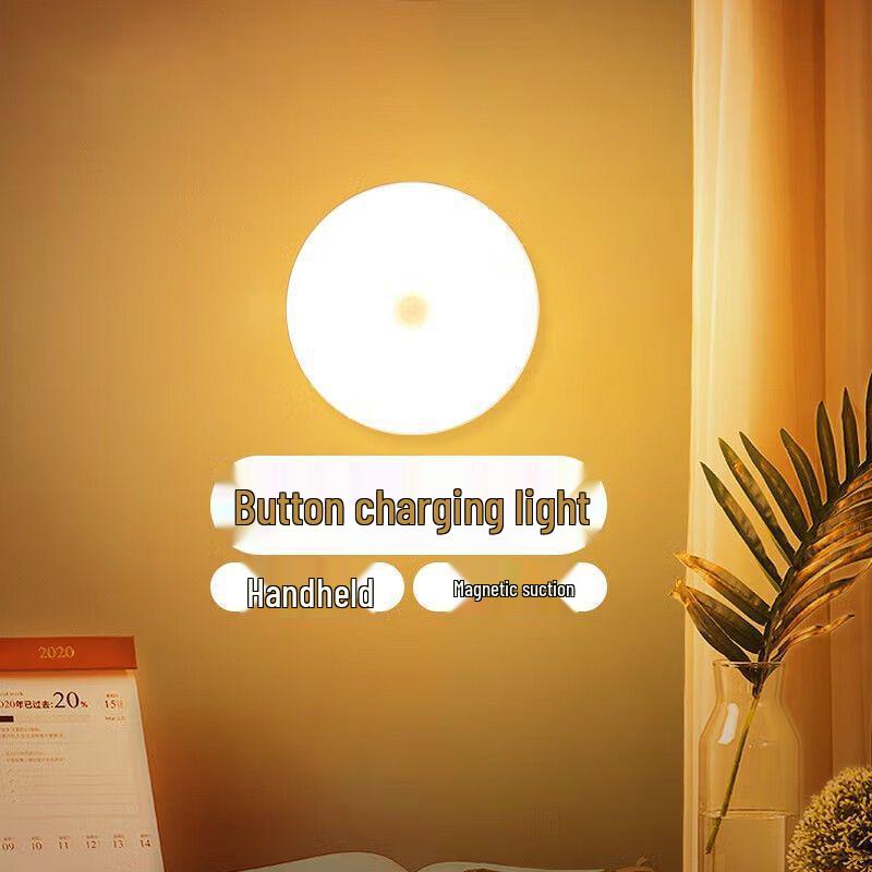LED Magnetic Night Light - Eye-Friendly, Rechargeable, Cool Lighting for Dorms and Bedrooms