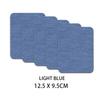 4.9 x 3.7 Inch Iron on Fabric Patch No Sew Denim Patch Adhesive Colorful Jacket Jean Clothes Pants Denim Patch DIY for Repairing