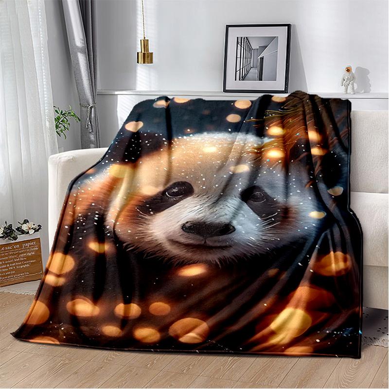 

Cute Dream Cartoon Animal Panda Blanket,Soft Throw Blanket for Home Bedroom Bed Sofa Picnic Travel Office Flannel Fleece Blanket 75x90cm