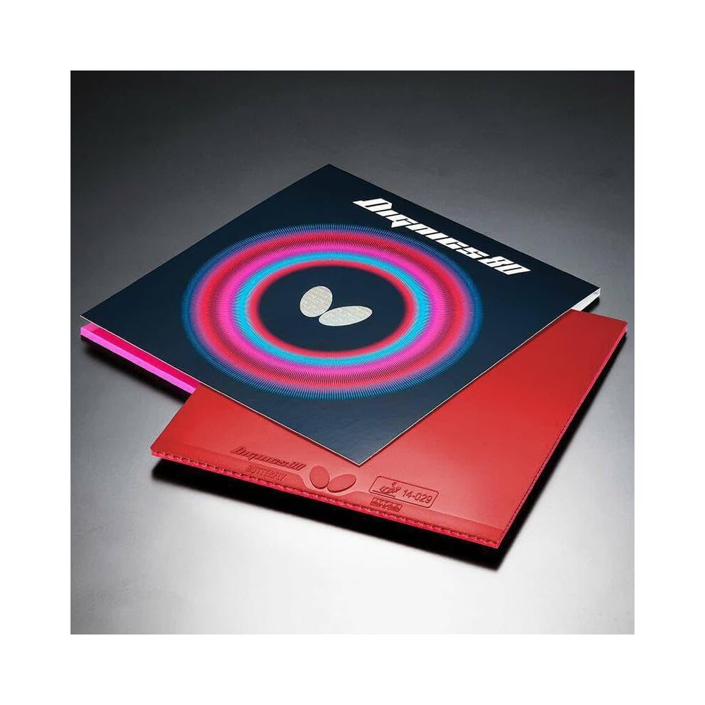 Butterfly Dignics 80 High Tension Table Tennis Rubber Red 2.1mm Thickness
