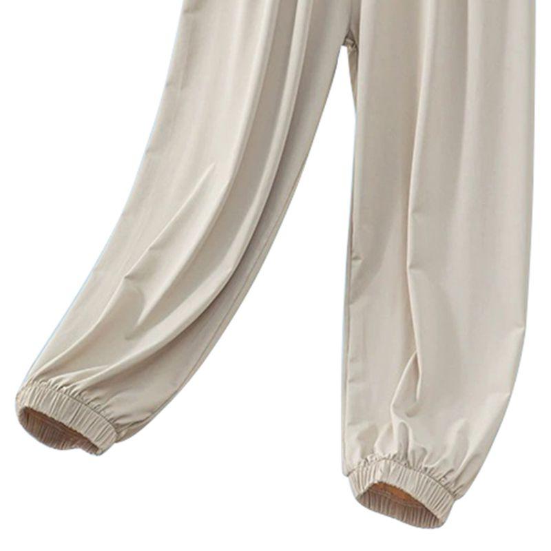 3-14 Years Kids Summer Lightweight Breathable Pants Sunscreen Anti-mosquito Pants