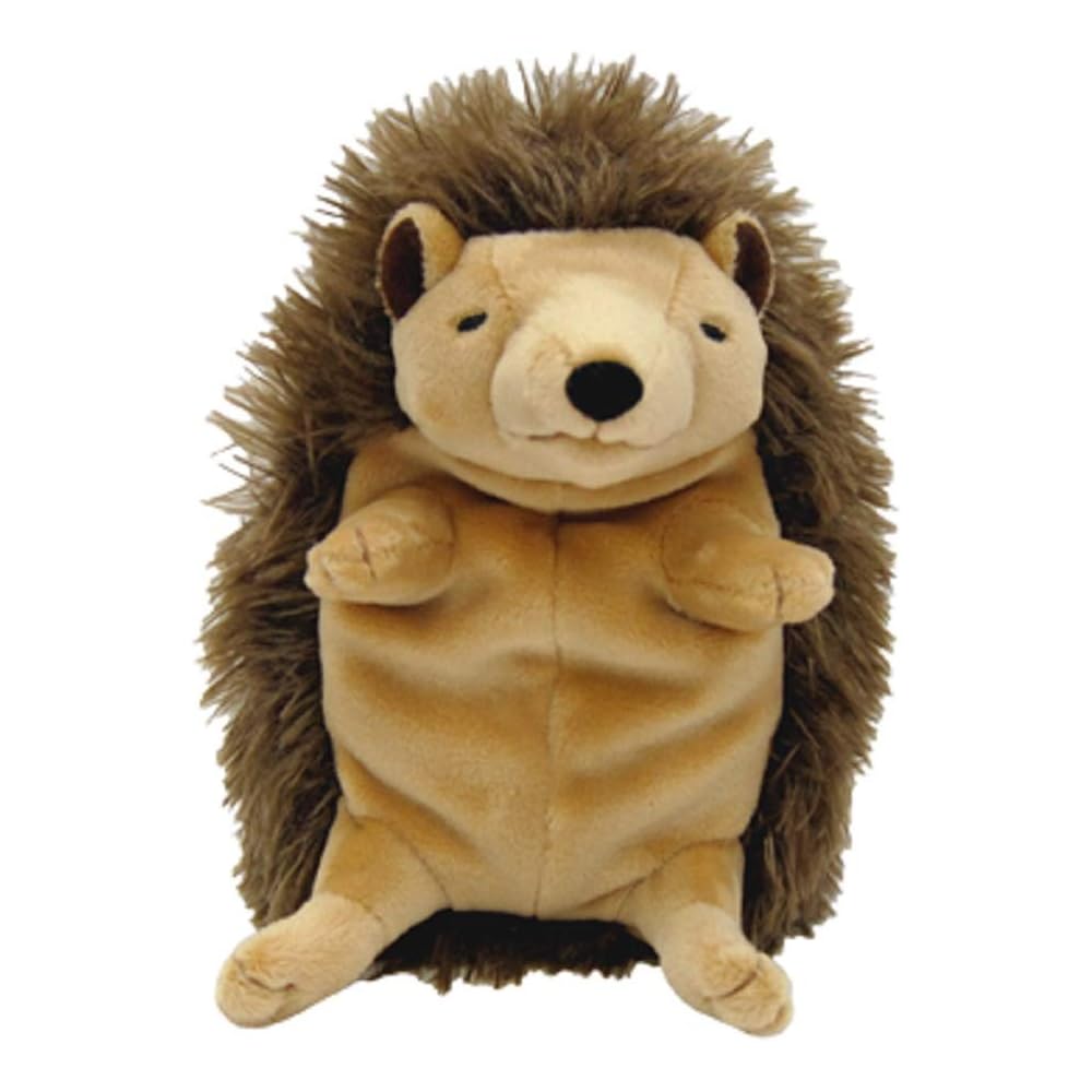 Shinada Global Mochi Series Mochihari Brown Hedgehog Plush Toy with Ball Chain 10x10x17cm