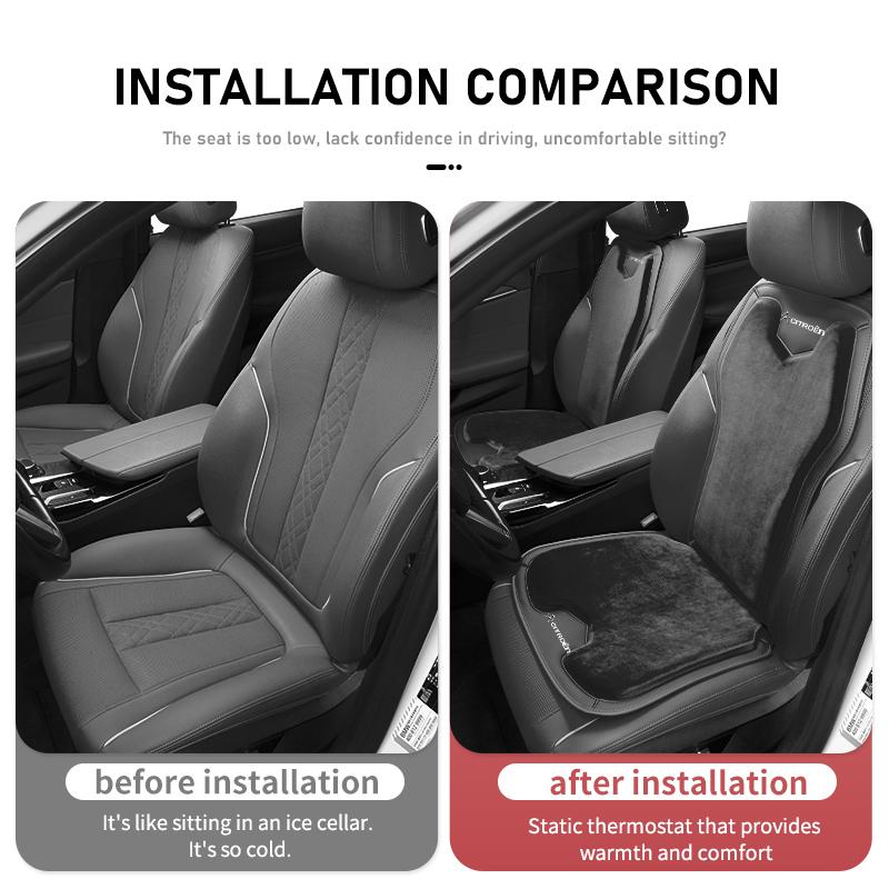 Car Flannel Booster Pad Seat Cover Plush Winter Cushion Warm For Citroen C4 C3 C5 C1 C2 C6 C4L DS3 DS4 Berlingo Picasso Jumper