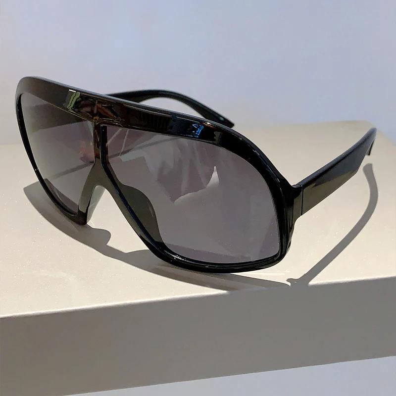 GM LUMIAS Oversize Monoblock Goggle Fashion Candy Color Outdoor Sunglasses Women Trendy Luxury Design Outdoor Anti-UV Shades