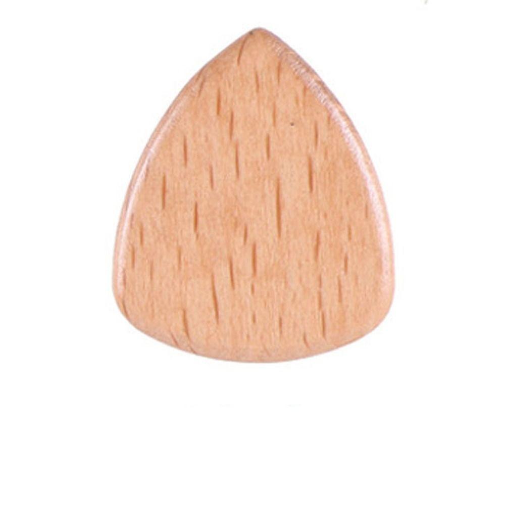 Hearted Shape Red Black Sandalwood Rosewood Finger Guitar Pick Guitars Accessories Wooden Guitar Pick Acoustic Guitar Pick