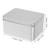 1pcs Large Tinplate Storage Box Multifunctional For Sewing Supplies Craft Tools Travel Keepsake Container Photo Greeting Cards