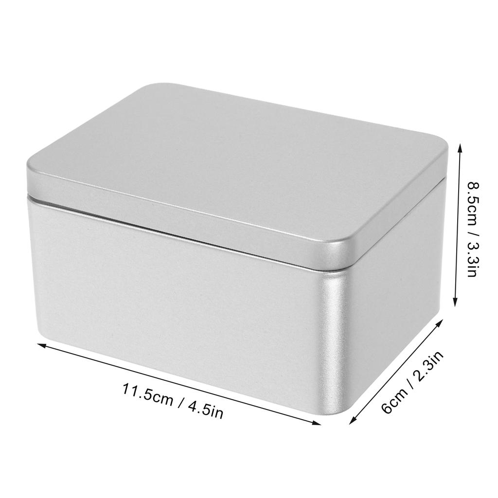 1pcs Large Tinplate Storage Box Multifunctional For Sewing Supplies Craft Tools Travel Keepsake Container Photo Greeting Cards
