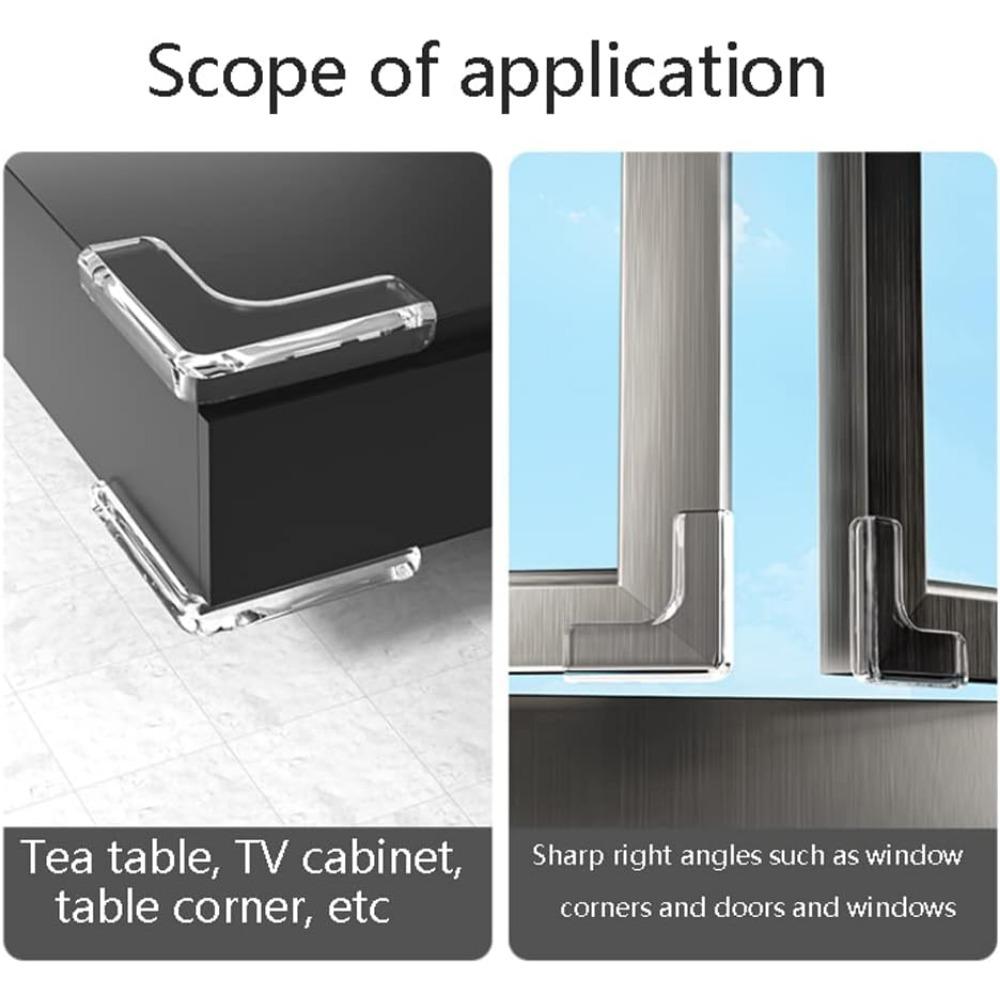Child Safety Protector, 8-piece Window Edge Protector, Table Corner Cover, Furniture Corner and Edge Protector