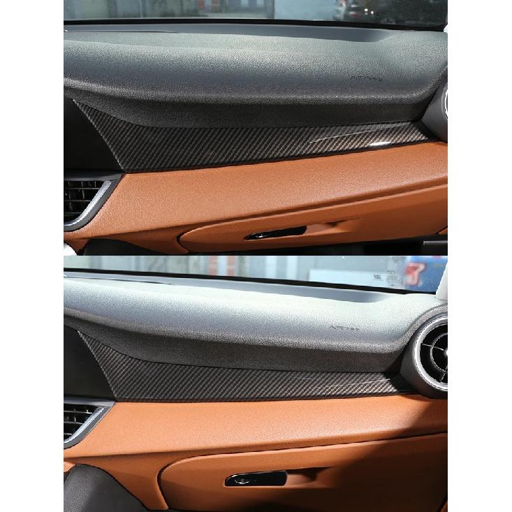 For Alfa Romeo Giulia 2017 2018 2019 2020 Car Styling Center Console Dashboard Panel Decoration Cover Trim Interior Accessories