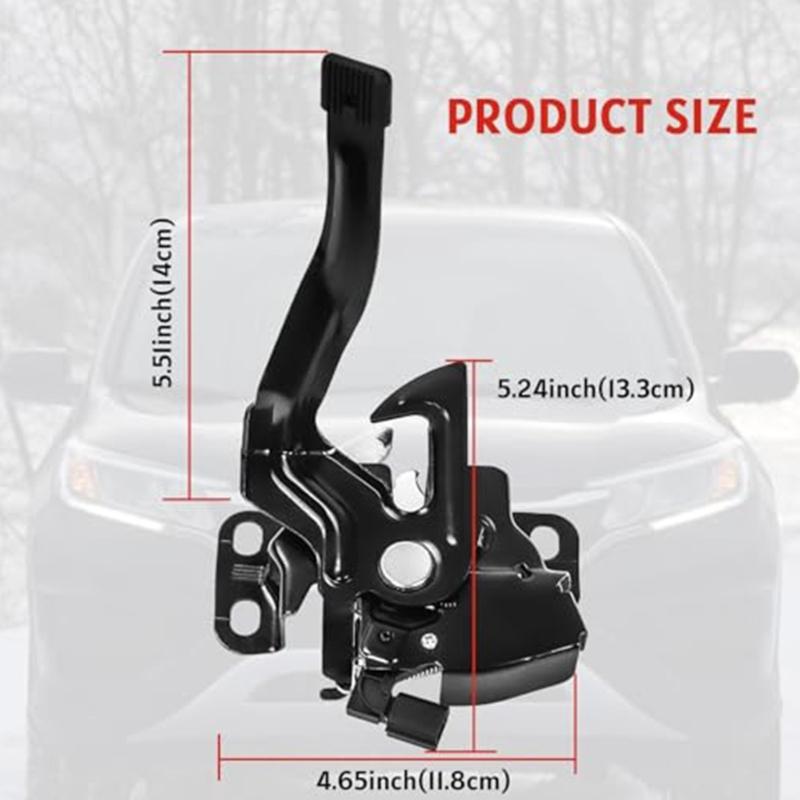 Direct Replacement Hood Lock Assembly OEM 74120-T0A-A01, Front Hood Position Part for Hood Closing Repair and Routine Vehicle Service Needs