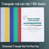 A4 Transparent Thickened Pull Rod File Folder for Students