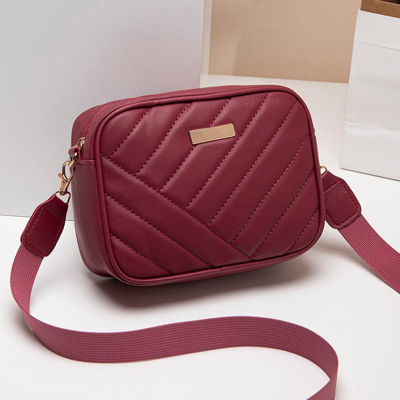 New Fashion Camera Bag, Diamond Messenger Bag, Women's New Storage Bag, One Shoulder Mobile Phone Bag.