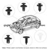 120PCS Car Clips & Rivets for Bumpers & Fenders - Universal Fit