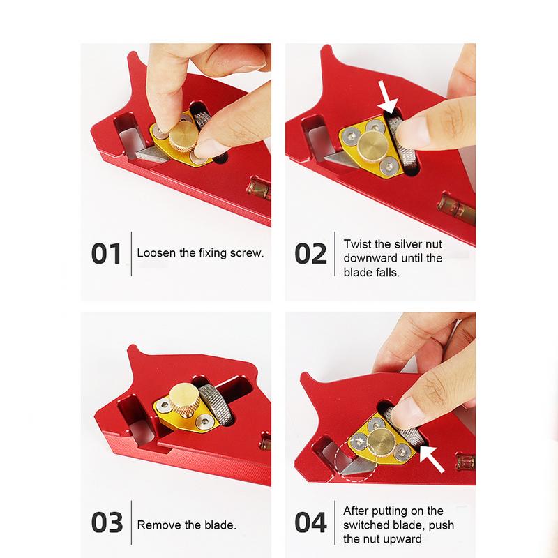 Shoulder Planes Woodworking 45 Degree Handheld Planers With Auxiliary Locator Corner Removal Trimming Tool For Professional