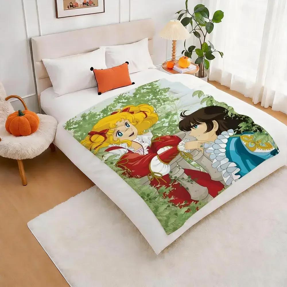 C-Candy Candys Throw Lightweight 240G Flannel Blanket Soft Skin-Friendly For Summer Cooling