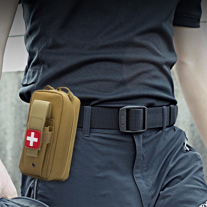 Multifunctional Camouflage Survival Kit: Tactical Waist Pack & Mountaineering Pouch