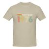 Vintage 1976 50th Birthday Gift Sweatabsorbing Tshirt Street Sports Fashion Sense Tee