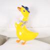 Fashion Cute Dripping Duck Brooch Alloy Yellow Animal Pin Simple Clothing Accessories Pendant Dual-use Fashion Accessories