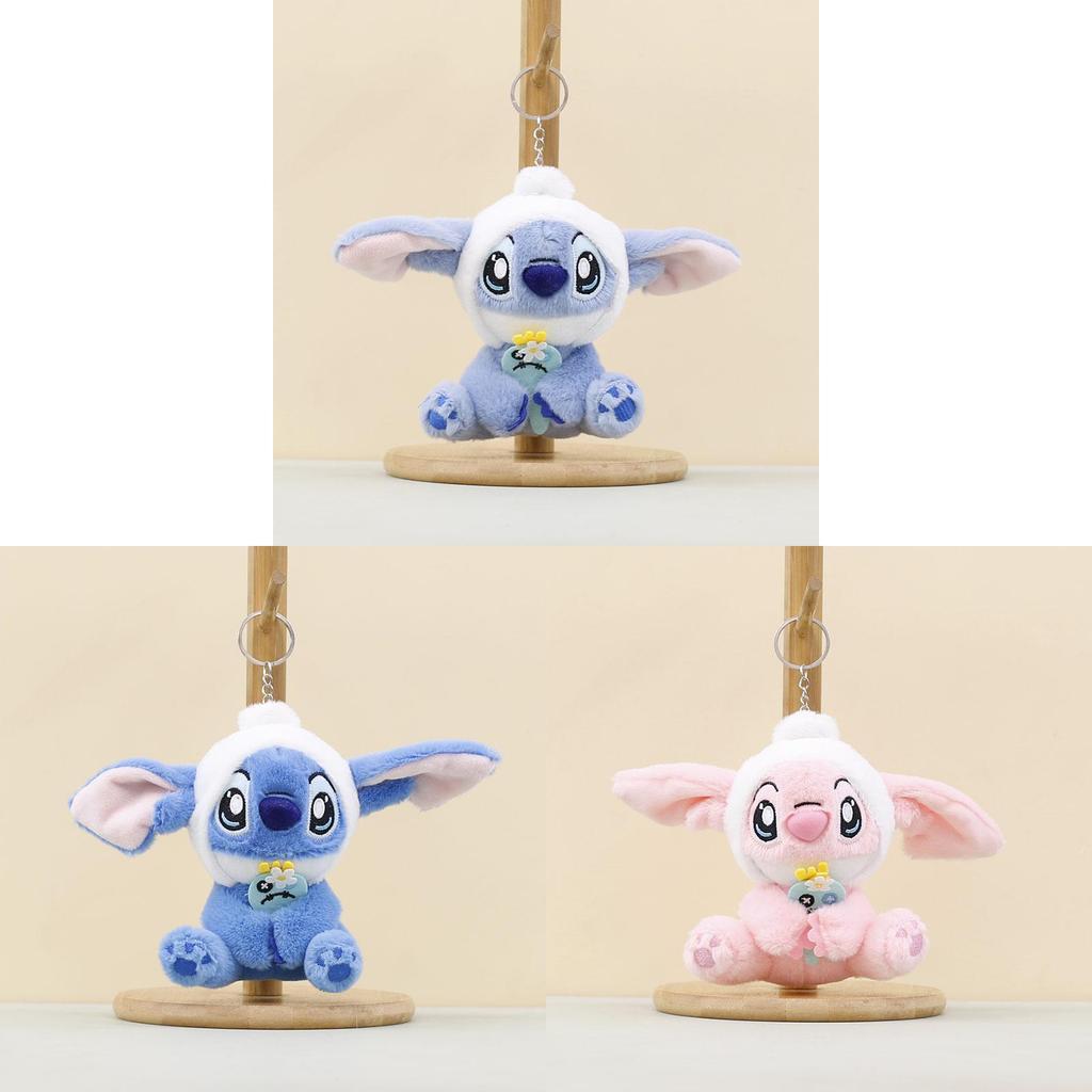 Stitch Plush Toy Keychain With Pp Cotton Filling For Gift And Collection