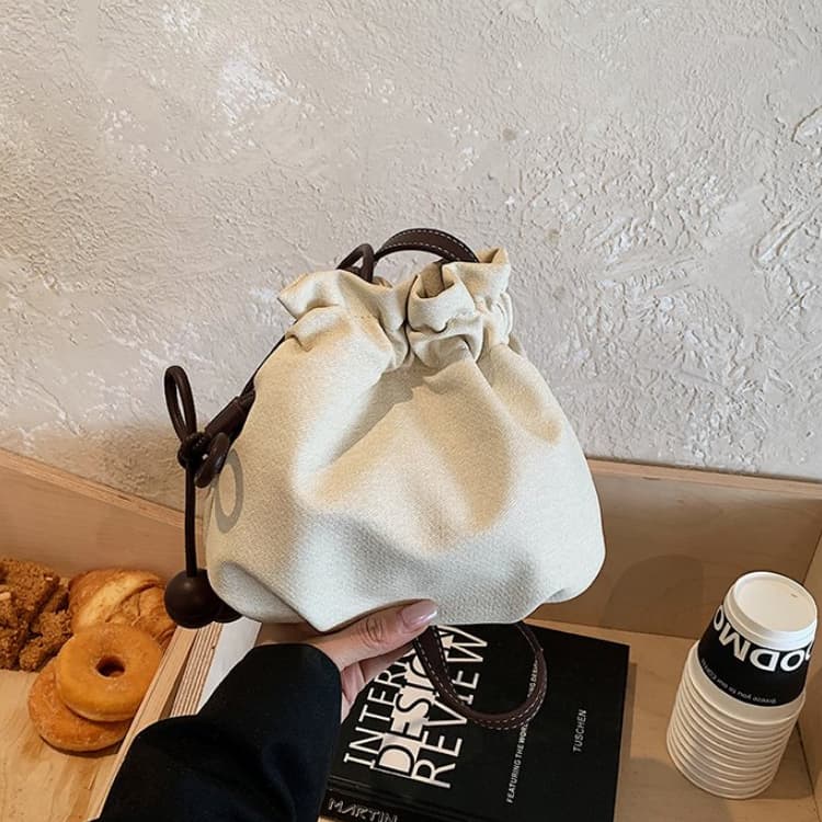 Drawstring lucky bag small bag shoulder messenger women's bag