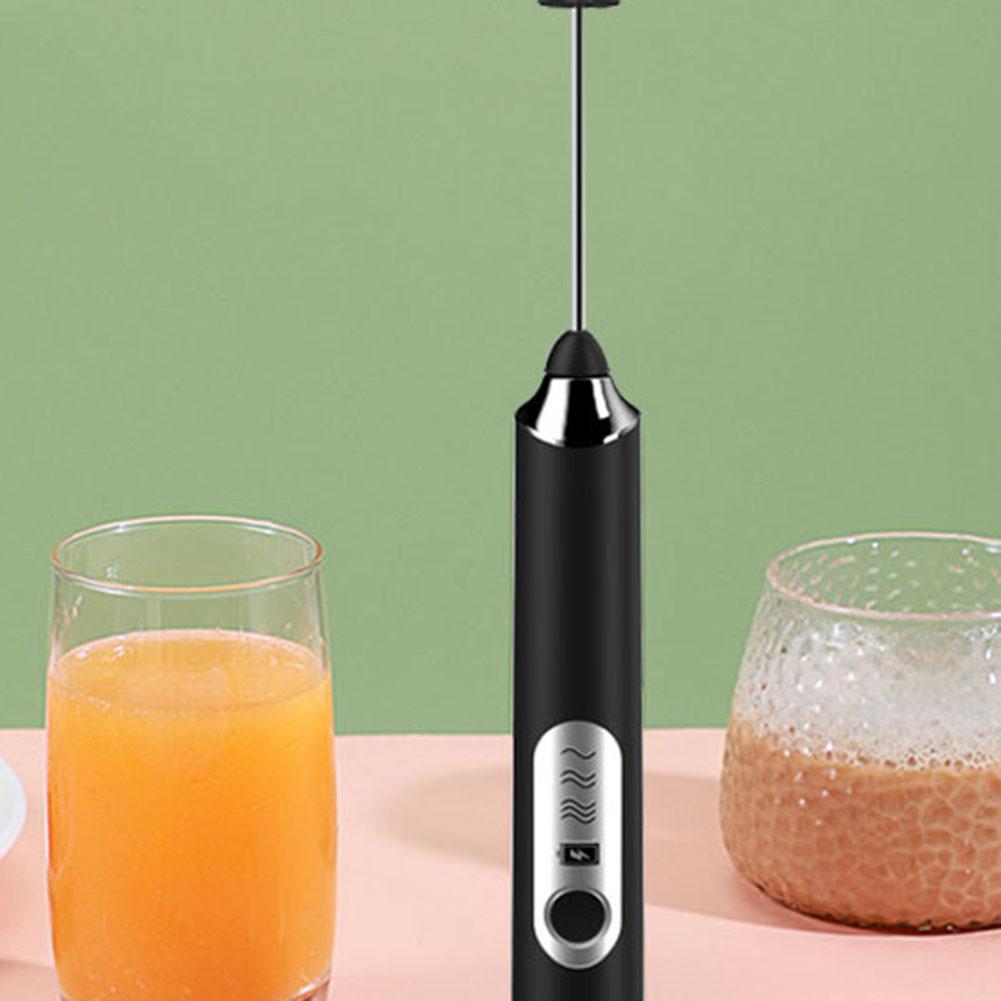 USB Rechargeable Electric Whisk Electric Mini Whisk Coffee Mixer Frother Small Hand Mixer Electric Handy Drink Mixer for Coffee