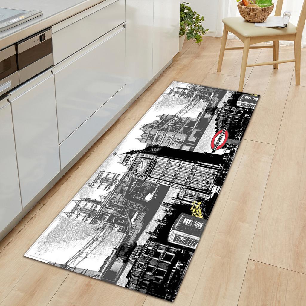 Creative Tower Water Absorption Non-Slip Entry Pad Foot Pad Toilet Kitchen Floor Mat Bedroom Living Room Carpet