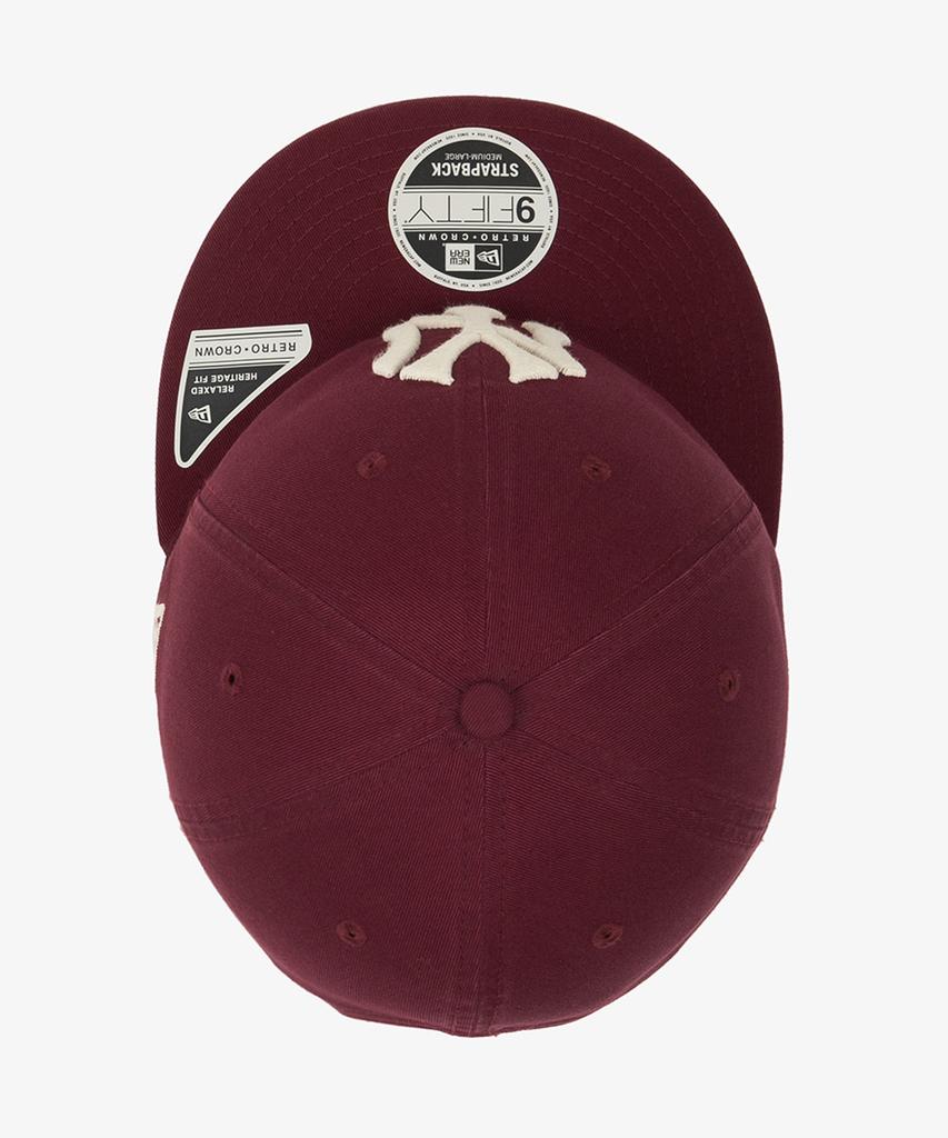 New Era Mlb Cooperstown New York Yankees Big Logo Retro Crown Strapback Florida Garnett