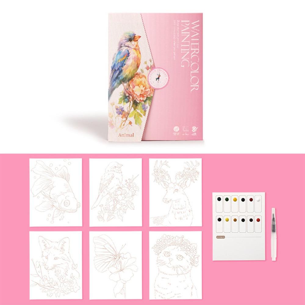 Multicolor Coloring Book Chinese Style Graffiti Art Book Creative Draw Book  Toy