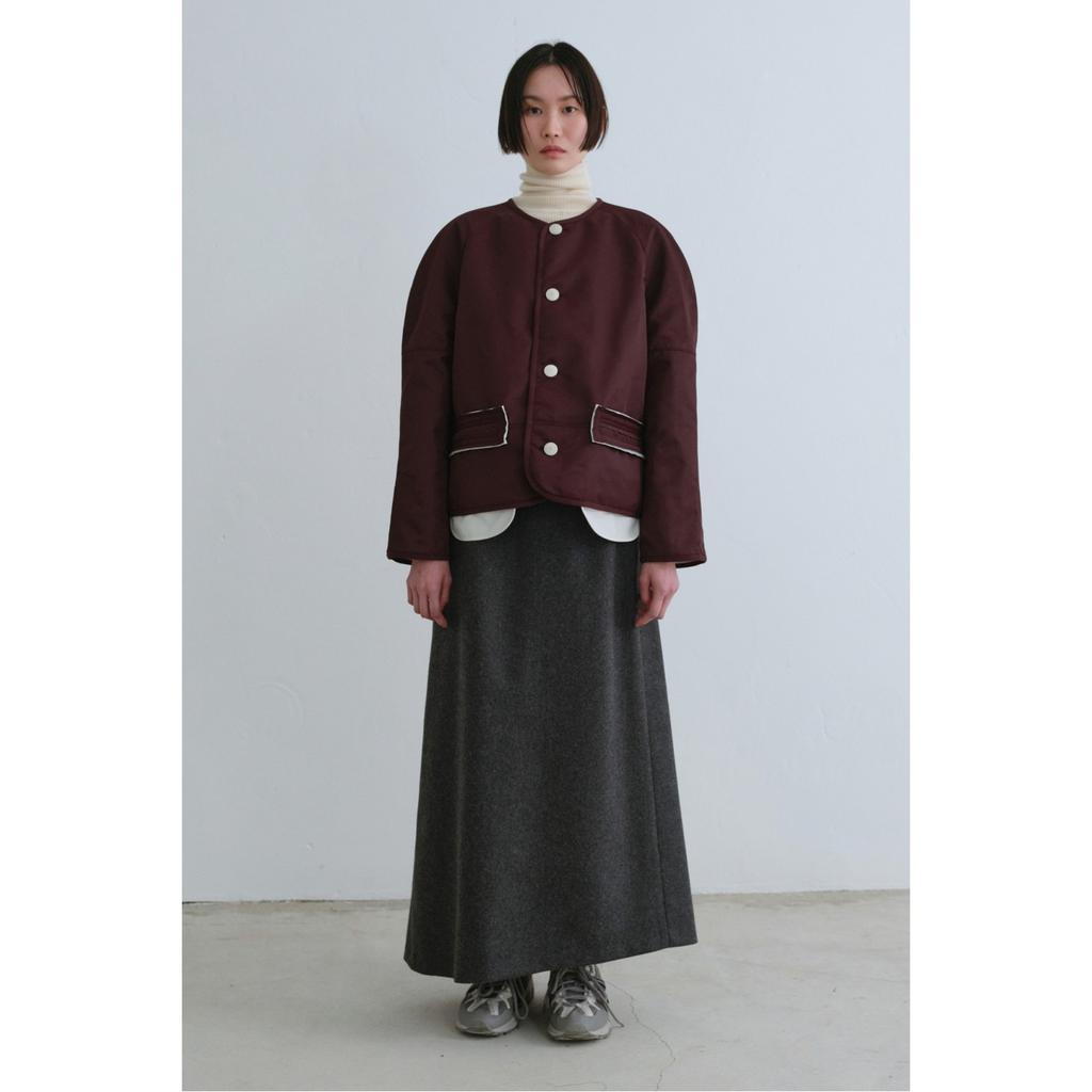 Recorde Raw Edge Detail Flare Long Skirt_Rqkaw23542Gyx