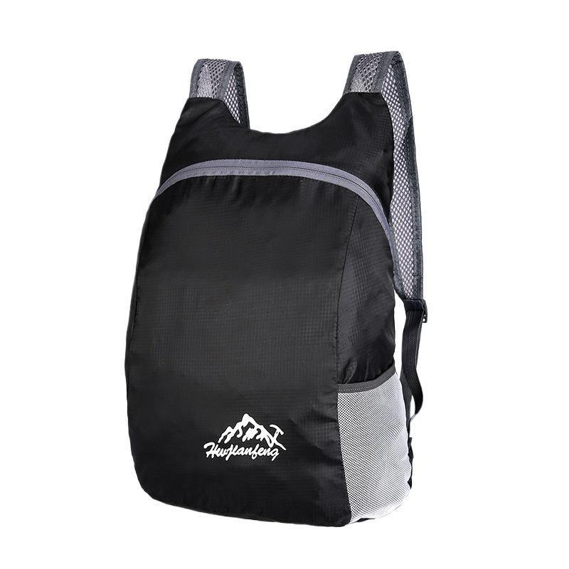 Foldable Water-Repellent Travel Backpack: Large Capacity Outdoor & School Bag for Men and Women