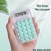 New Mini Candy Color Pocket Calculator - Portable and Transparent Student-Friendly Cute Design