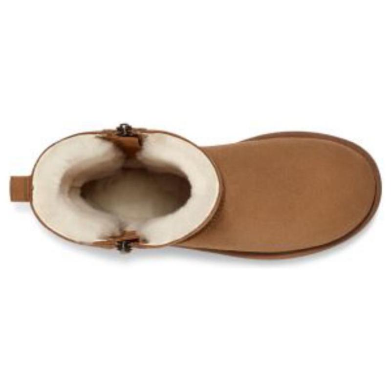 UGG Classic Short Zip 'Light Brown' Women's Sneakers 1153490-CHE