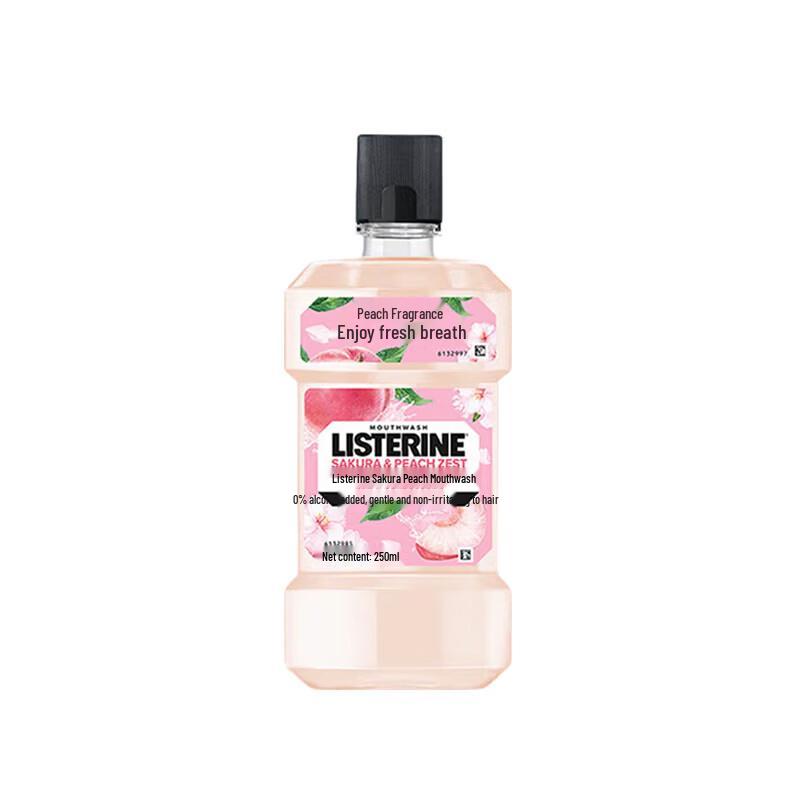 Listerine Cherry Blossom Peach Mouthwash 250ml