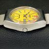 JAPAN VINTAGE SEIKO 5 AUTOMATIC MENS YELLOW COLOR DIAL WATCH A701217-5 R206a-a701217
