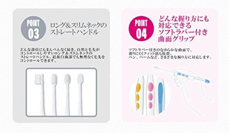 Lion Systema AX Toothbrush X 44M 4, (Compact, Regular)