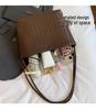 Korean Niche Retro Woven Underarm Bag - Trendy 2026 Fashion for Women, Perfect for Outings & Commuting, Mother-Child Style.
