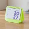 Portable 2027 Mini Desk Calendar Coil Calendar Daily Planning Calendar  Desktop Decoration