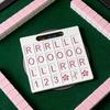 Solo Mahjong Board Practice Tiles 11 Slots Portable Fun Games Mahjong Practice Board Training Tool for Vacation Camping