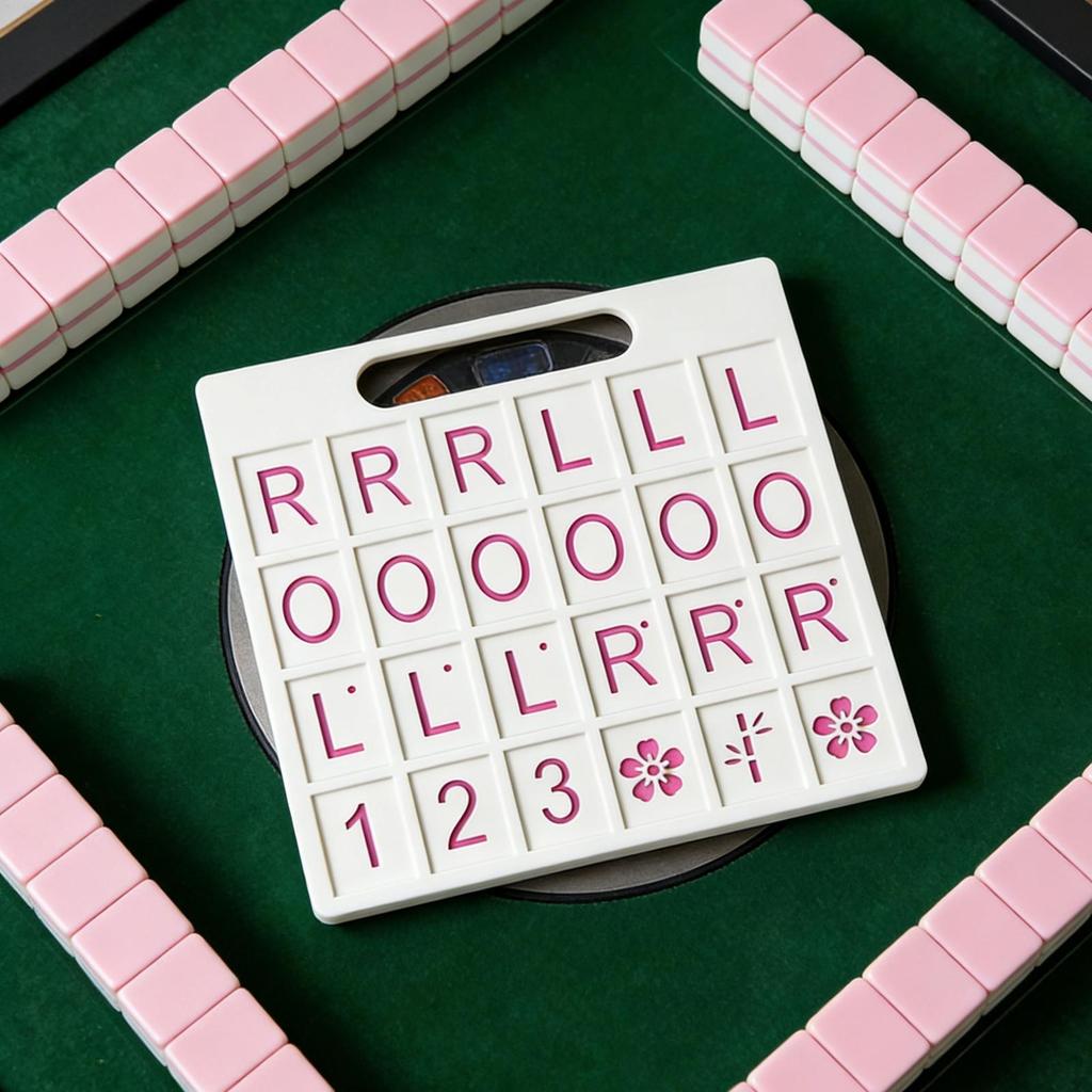 Solo Mahjong Board Practice Tiles 11 Slots Portable Fun Games Mahjong Practice Board Training Tool for Vacation Camping