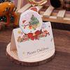 Christmas Gift Supplies 10 Pcs 3D Greeting Card, Cute Tree Santa Snowman Handwritten Holiday Notes Wreath Design Cards for Festive Messages,