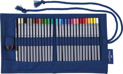 Goldfaber Aqua Watercolor Pencil Roll 27 Colors Set 114652 Faber-Castell