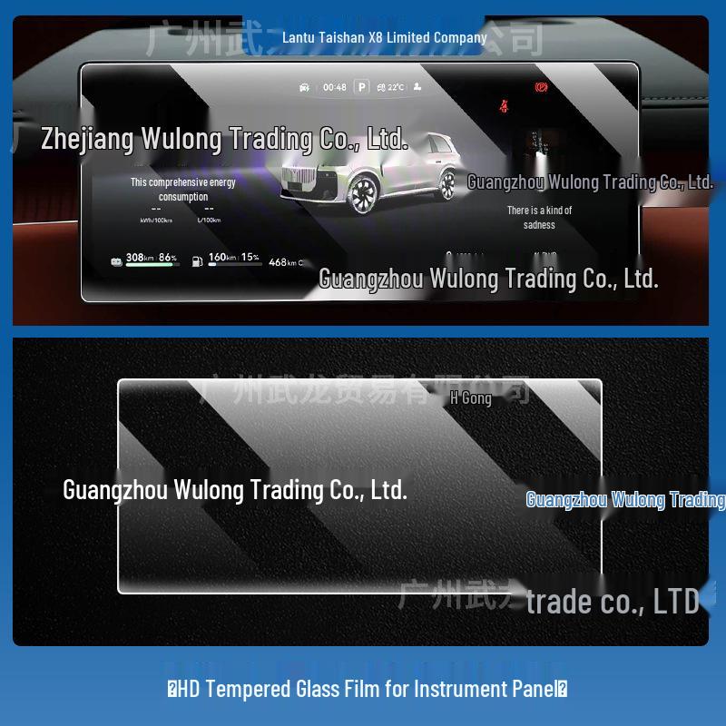 Fits 26 Lantu Tianshan X8 Models: Central Control Navigation Screen & Gear Shift Protective Film