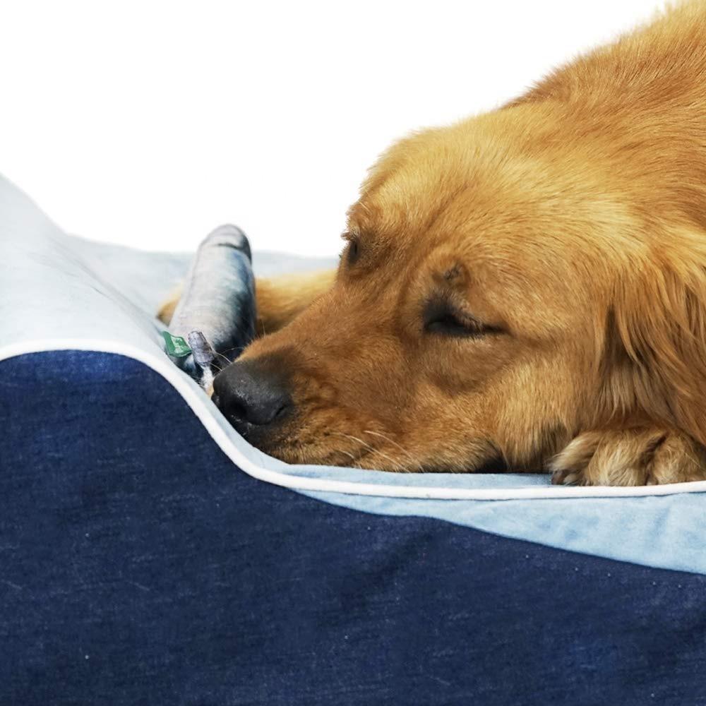 Thickened Large Dog Bed Cushion Soft Breathable Memory Sponge Pet Dog Beds and Mats Comfortable Dogs Accessories Supplies