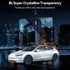 High Transparencys Tempereds Glass Guard for Model 3 2023-2025 Rear Seat Display 8inch Shatters Resistant Film