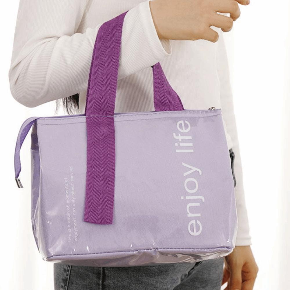 Large Capacity Insulated Lunch Bag Waterproof Thermal Picnic Bag Lunch Handbag Picnic