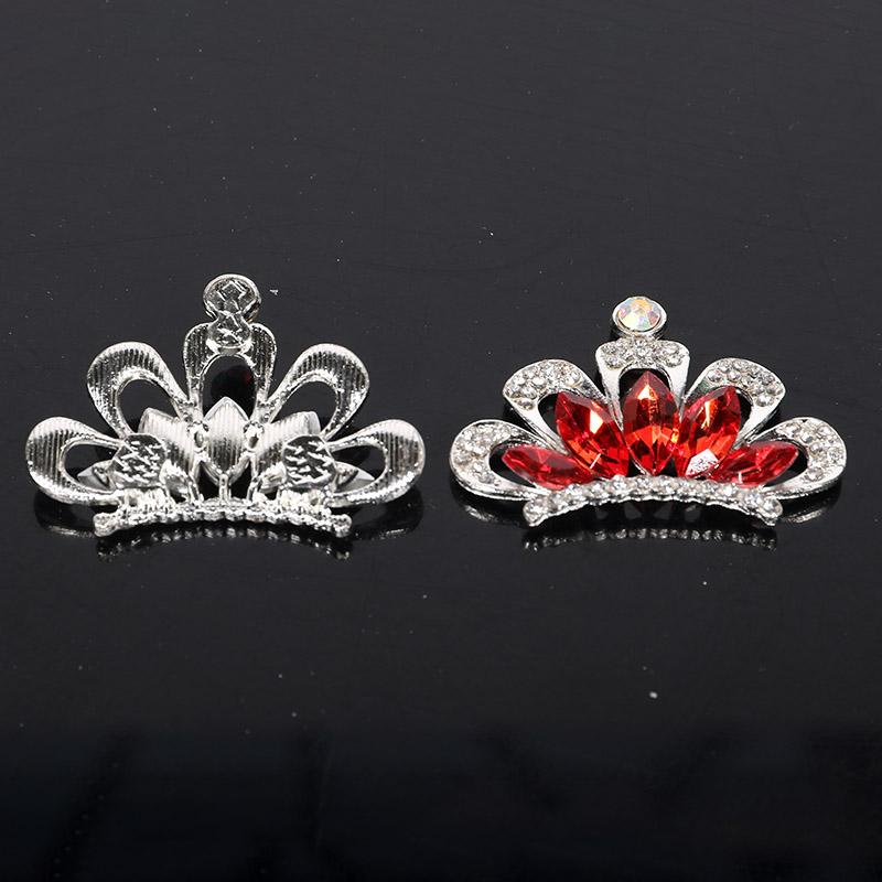 2018New 30Pcs Crystal Horse Eye Crown Rhinestone Buttons for DIY Accessoriess or DIY Phone Case Decoration BD50