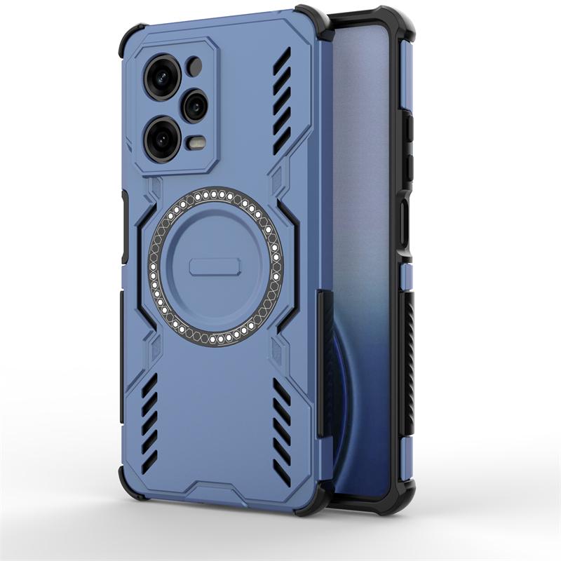 Shockproof Armor Case For Xiaomi Poco X5 Pro Magnetic Adsorption Wireless Charge Cover Poco X5 Pro 5G Case For Poco X5 Pro Case